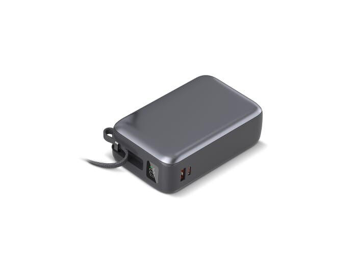 Powerbank 30 000 mAh 65 W personnalisable Nova Gris foncé